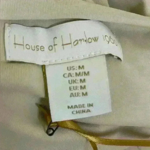 NWT House of Harlow 1960 Nude V-Neck Short Sleeve Bodysuit Size Medium - Picture 7 of 10